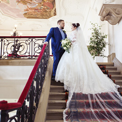 Braupaar im Schloss